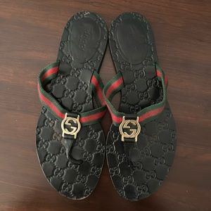 Gucci Logo Sandals